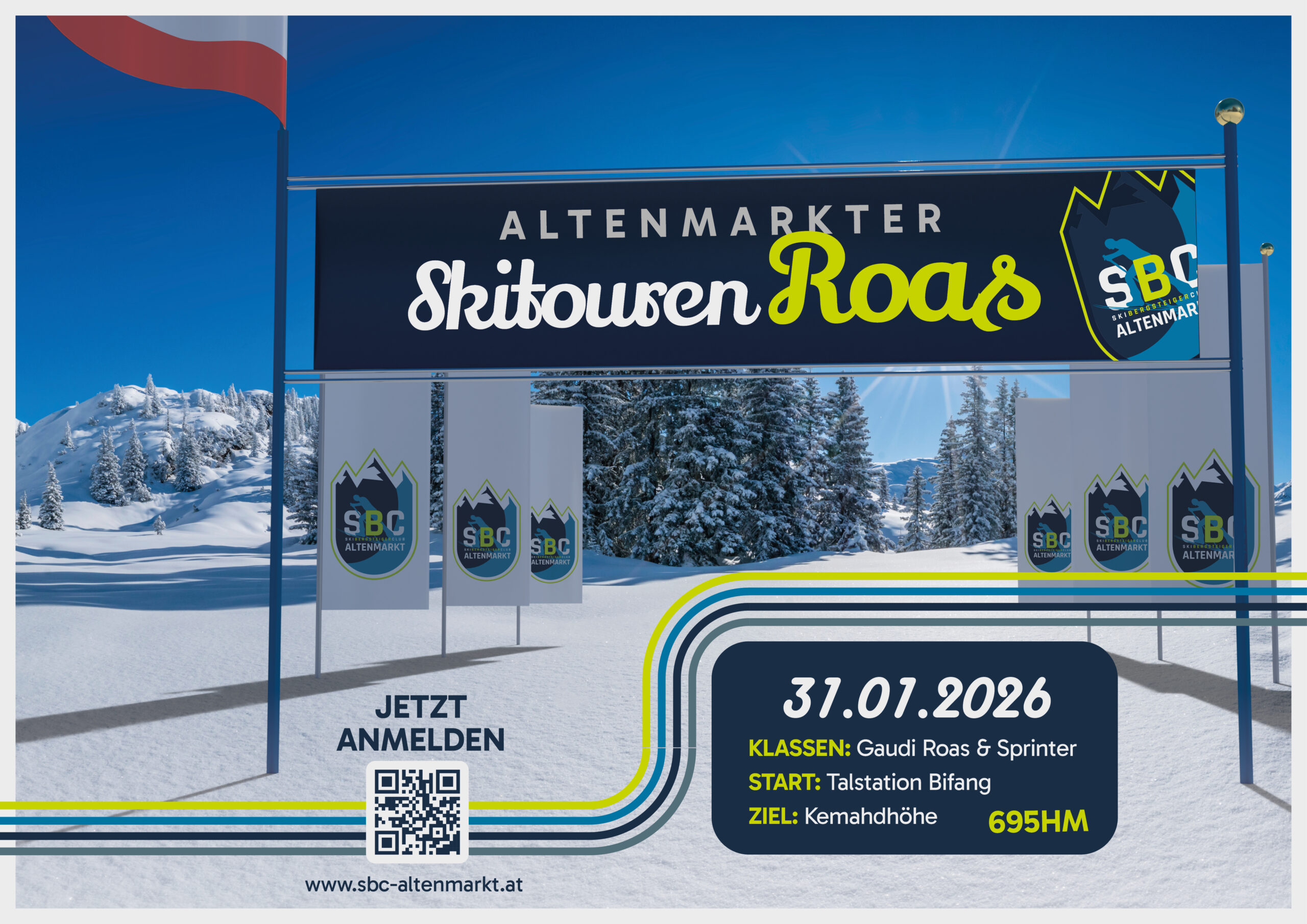 Plakat Skitouren Roas Quer neu